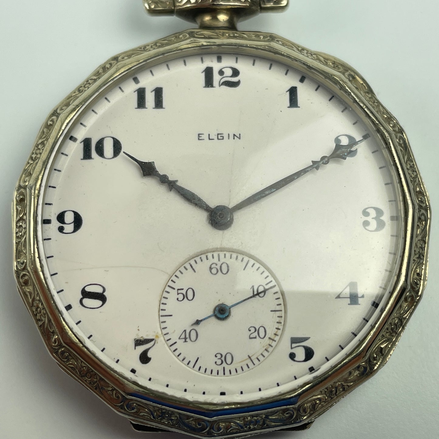 Lot 44- Elgin 12 Size 7 Jewel Pocket Watch