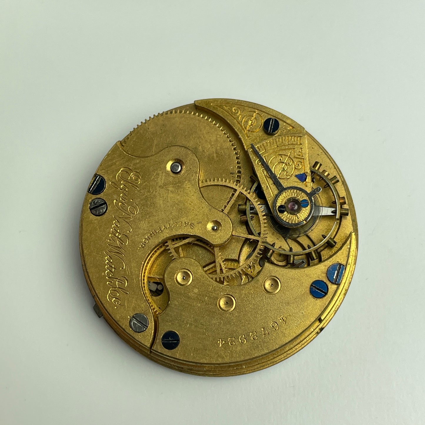 Lot 45- Elgin 6, 16 & 18 Size Gilt Pocket Watch Movements