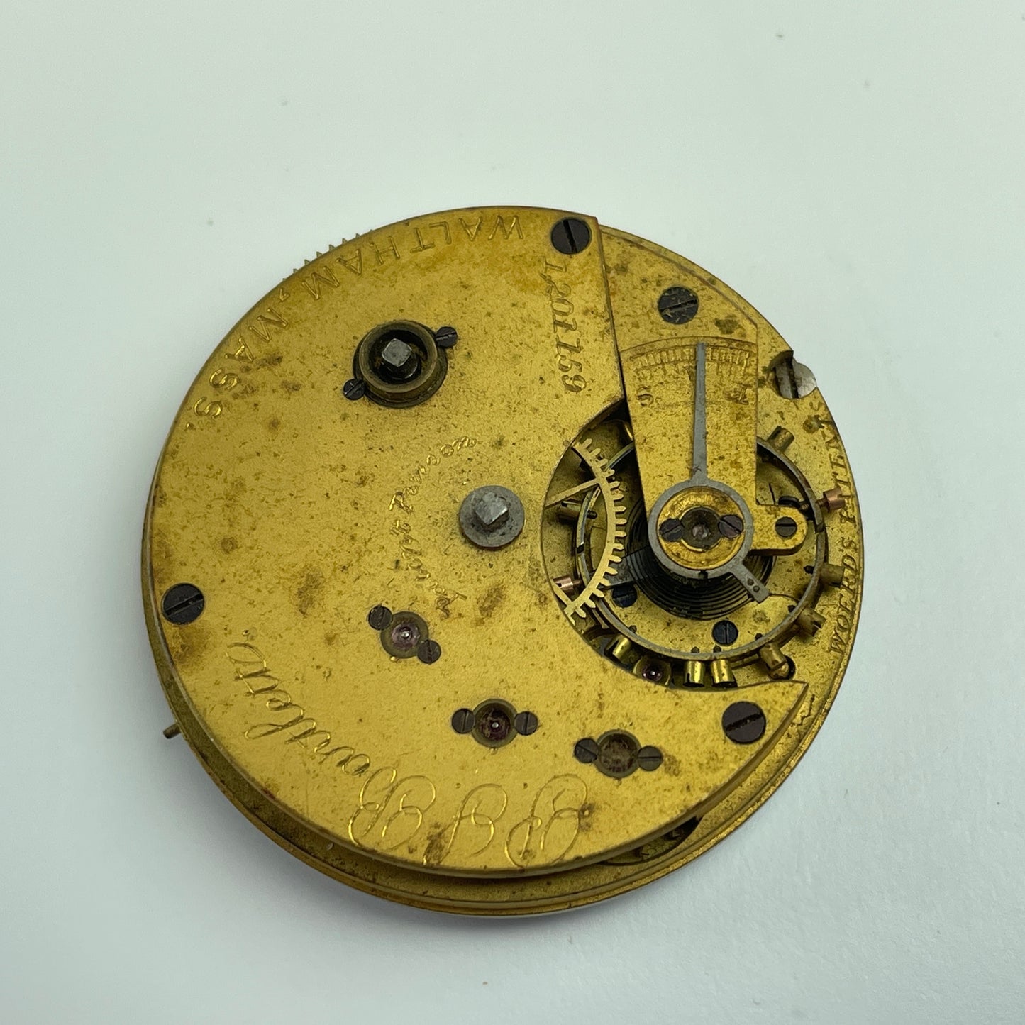 Lot 47- Waltham 6, 8 & 16 Size Pocket Watch Movements