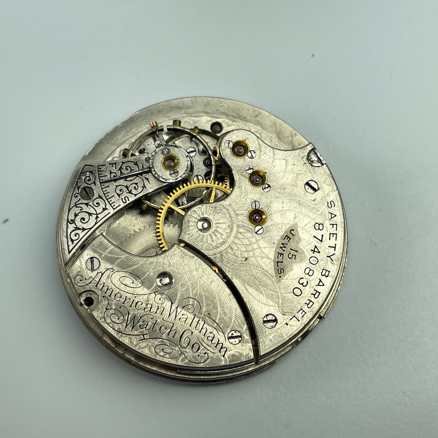 Lot 47- Waltham 6, 8 & 16 Size Pocket Watch Movements