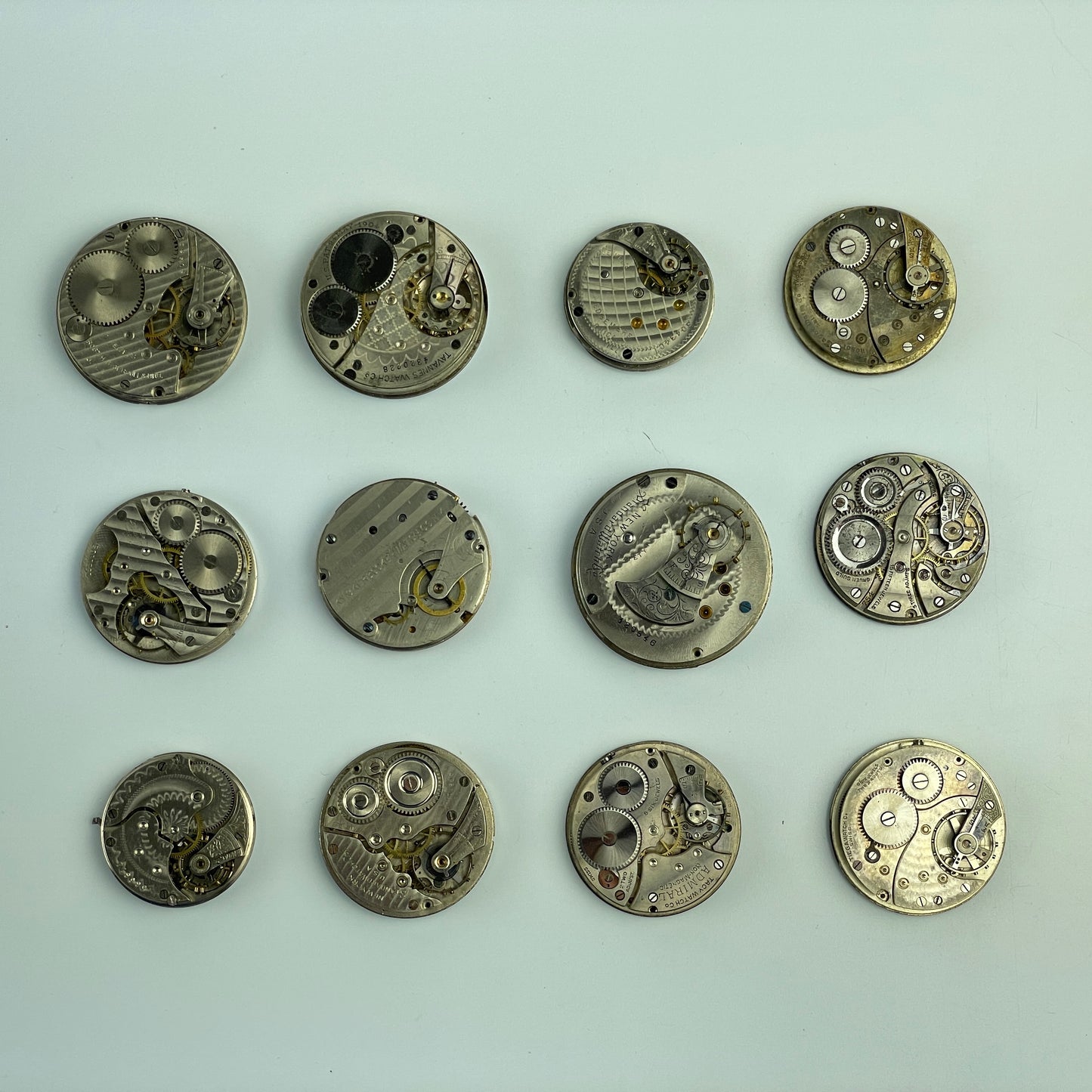 Lot 48- Swiss & American Nickel Pocket Watch Movements