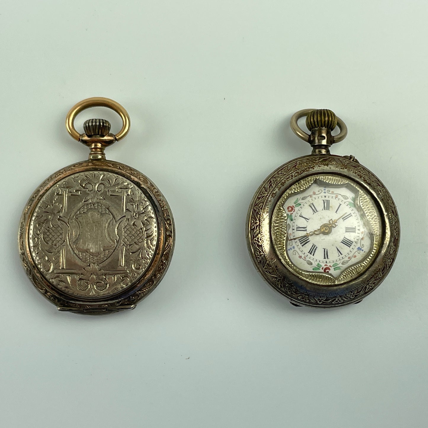 Lot 51- Ladies' 34MM Silver Lapel Watches