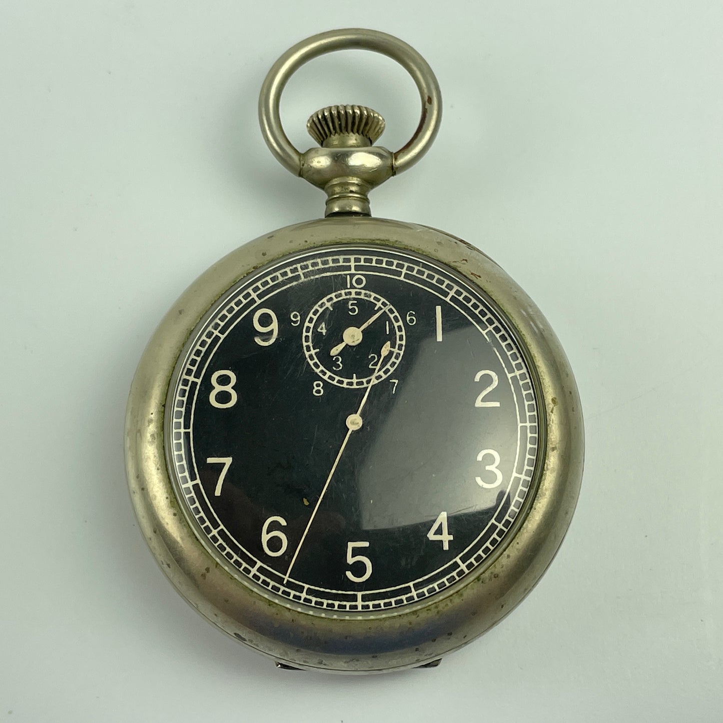 Lot 52- Elgin 16 Size Military Pocket Watch Lap Timer