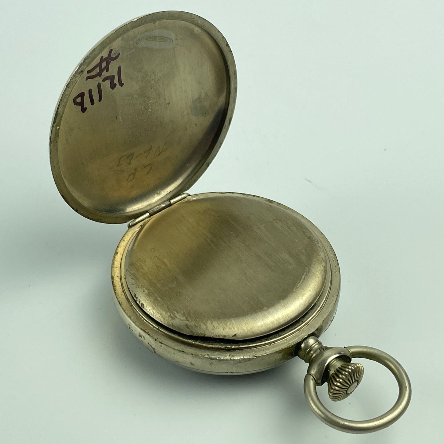 Lot 52- Elgin 16 Size Military Pocket Watch Lap Timer