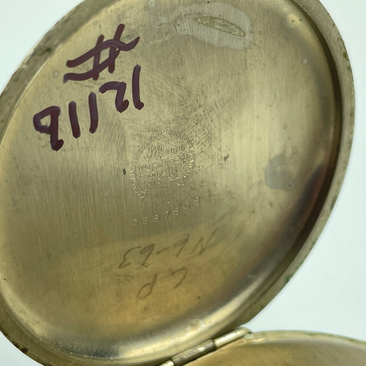 Lot 52- Elgin 16 Size Military Pocket Watch Lap Timer