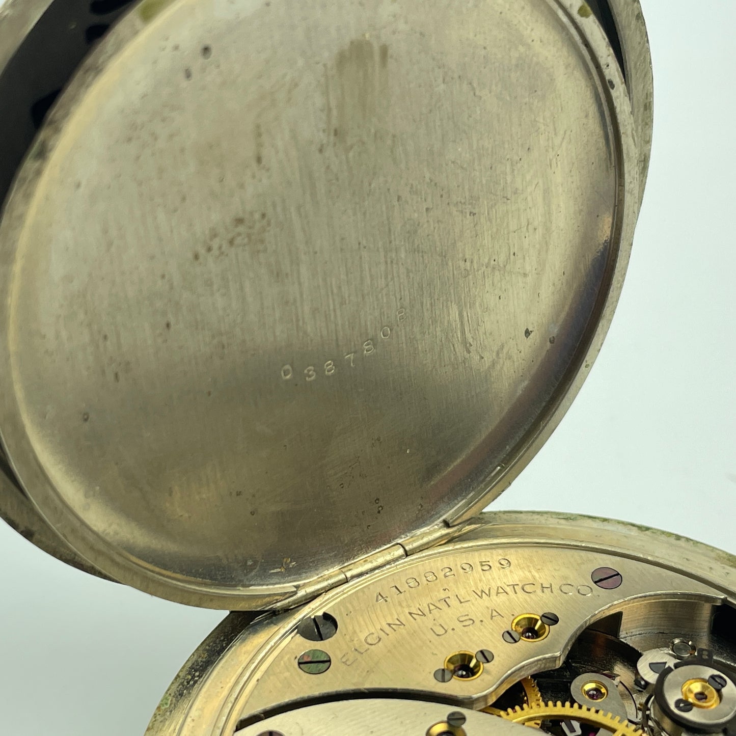 Lot 52- Elgin 16 Size Military Pocket Watch Lap Timer
