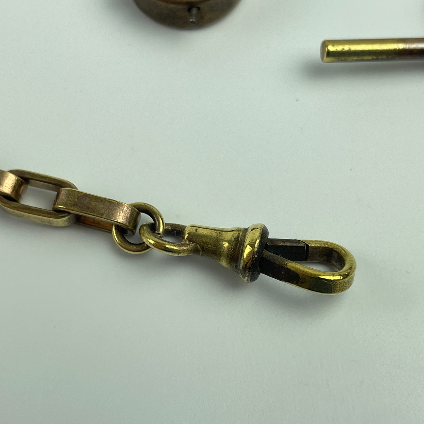 Lot 53- Men's YGF Pocket Watch Chain