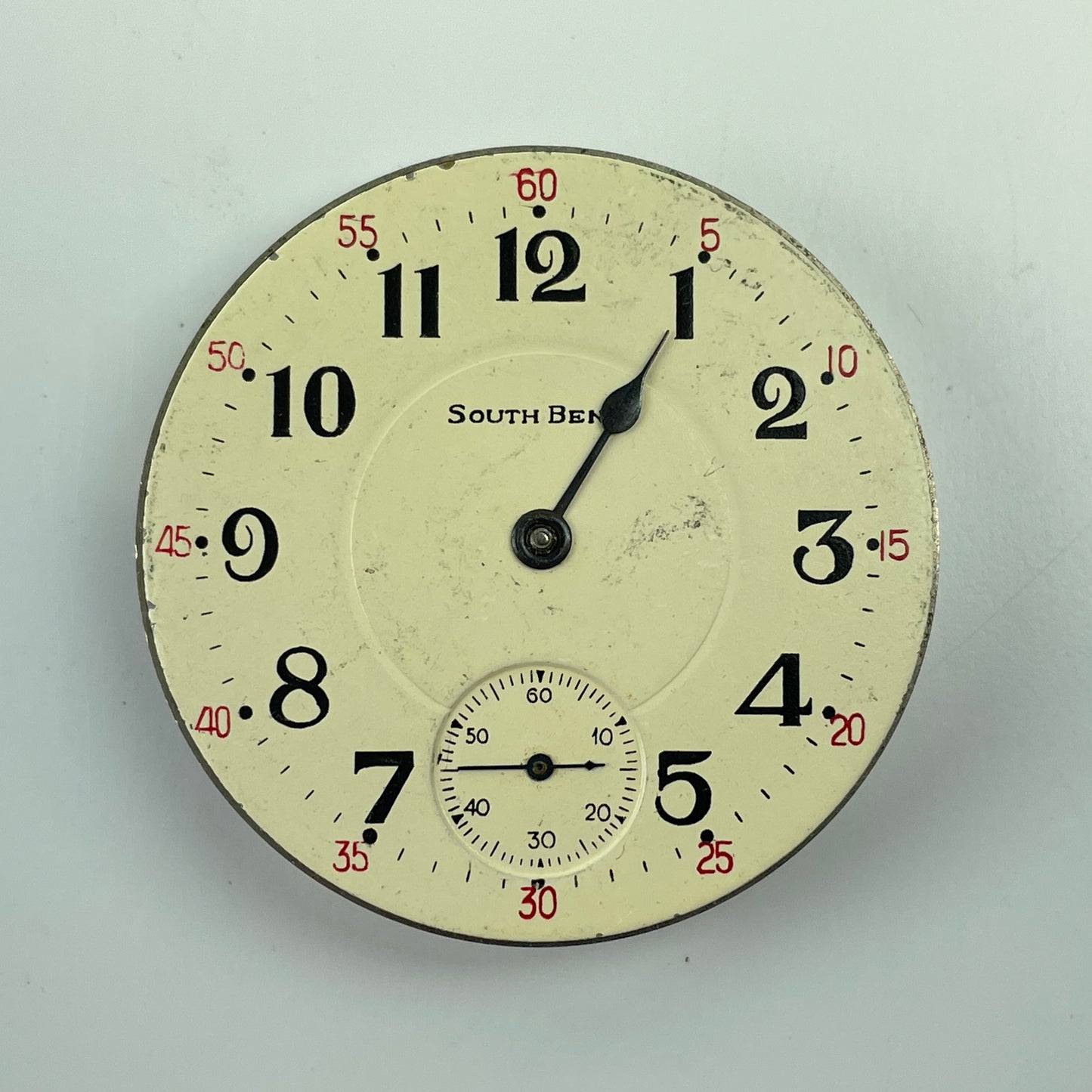 Lot 54- South Bend 16 Size 17 Jewel Pocket Watch Movement