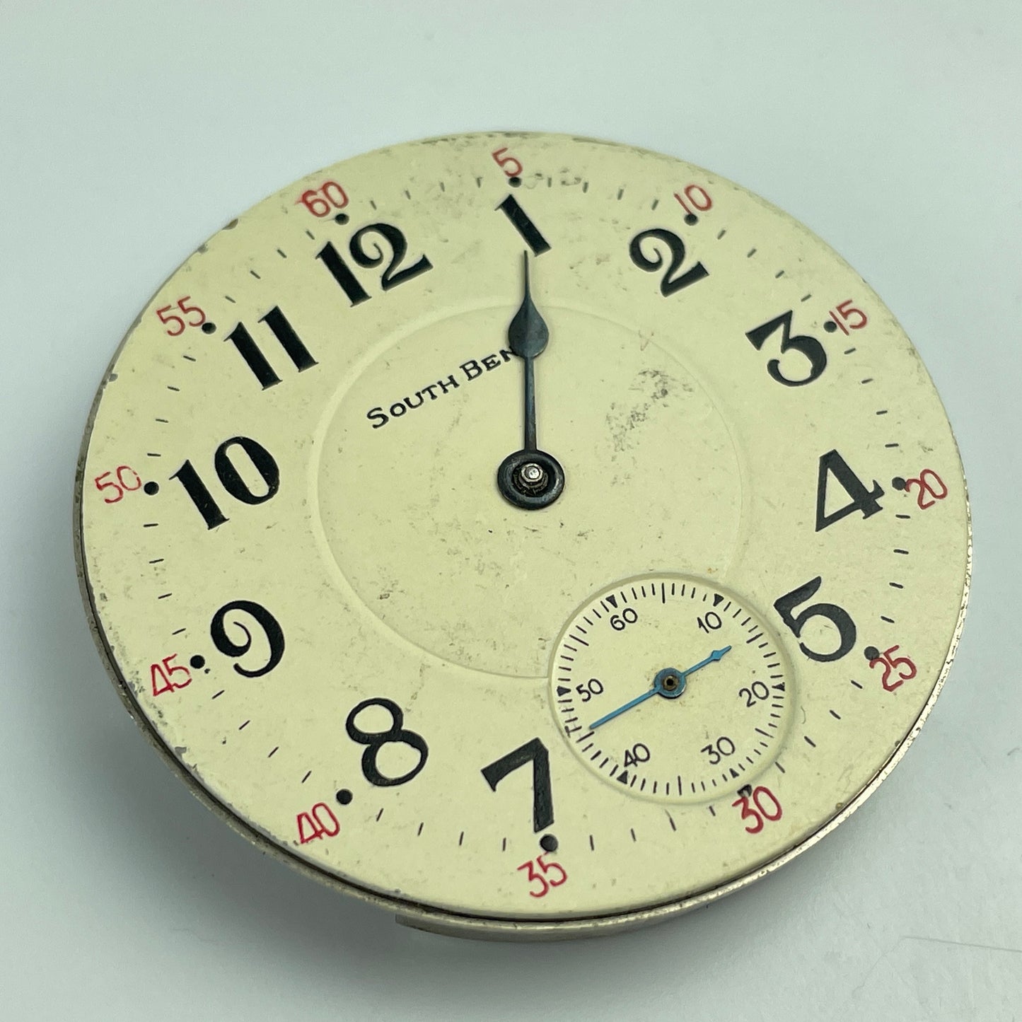 Lot 54- South Bend 16 Size 17 Jewel Pocket Watch Movement
