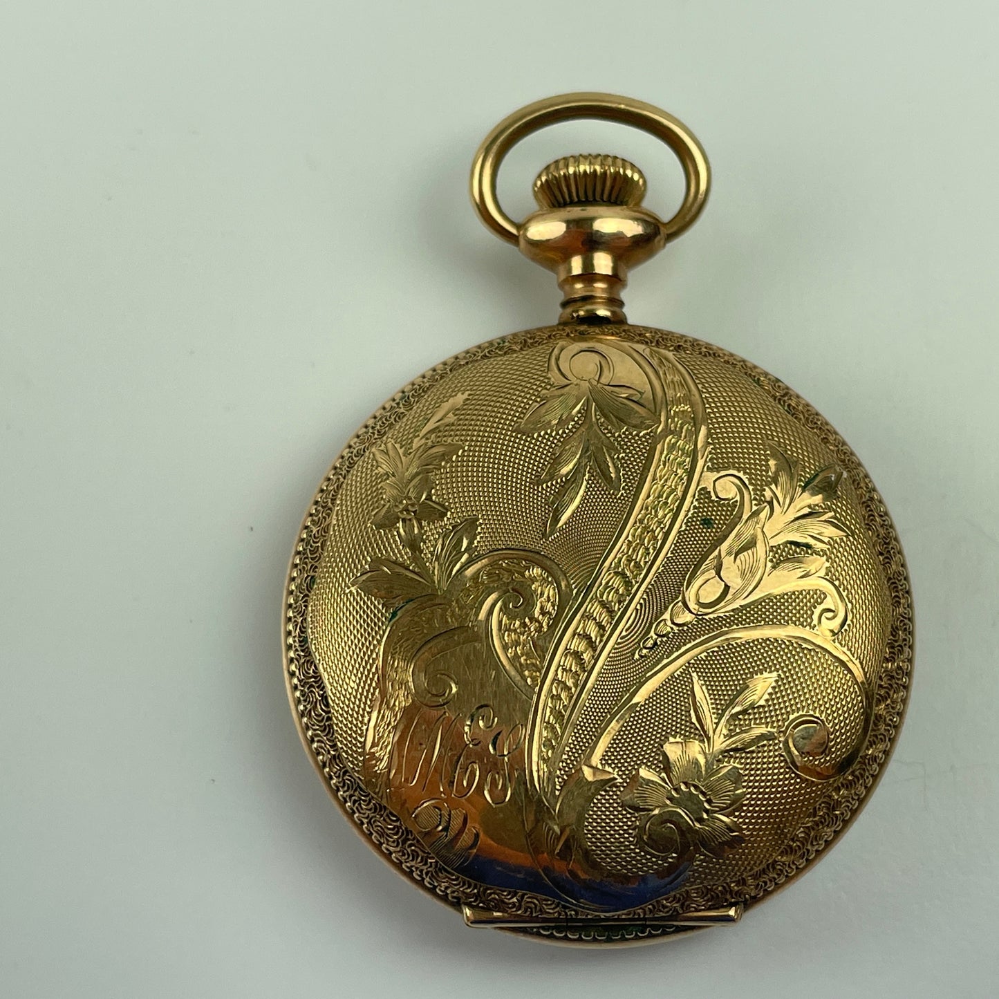 Lot 56- Elgin O Size YGF Hunting Pocket Watch
