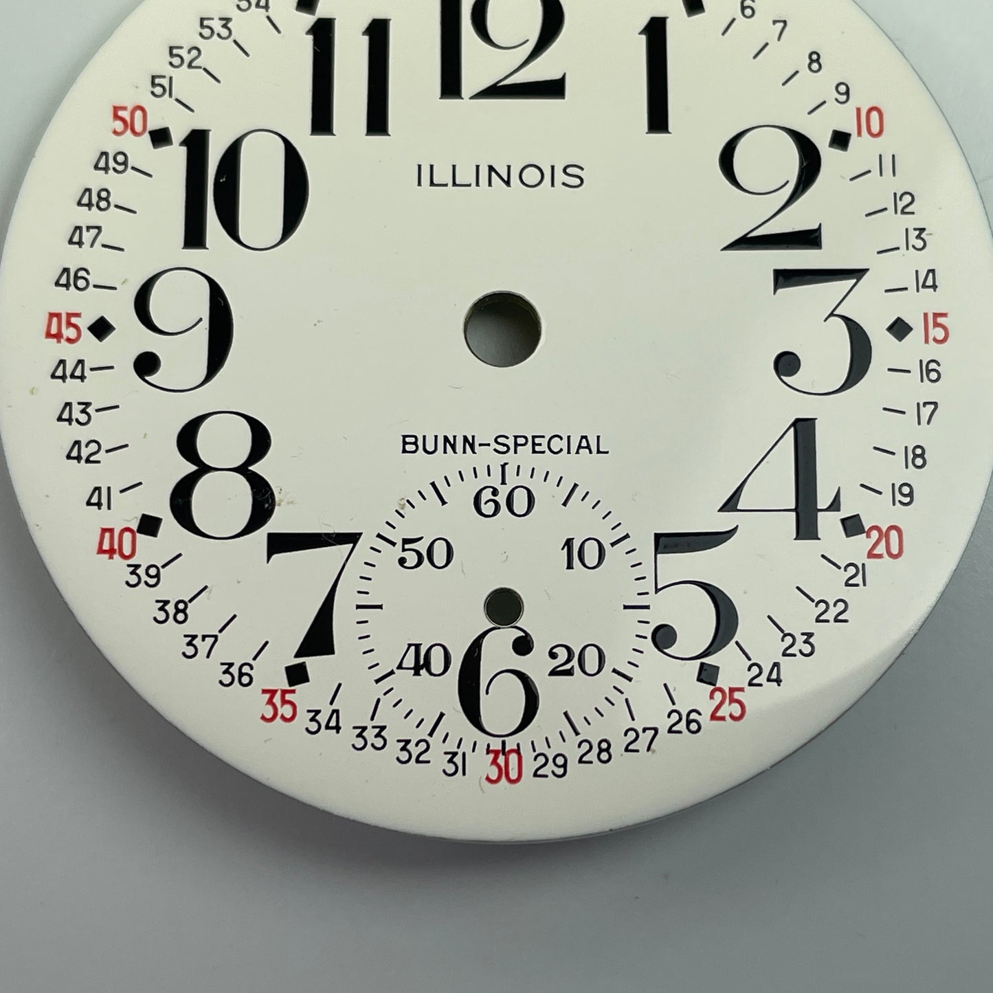 Lot 64- Illinois 16 Size Bunn Special Pocket Watch Dial