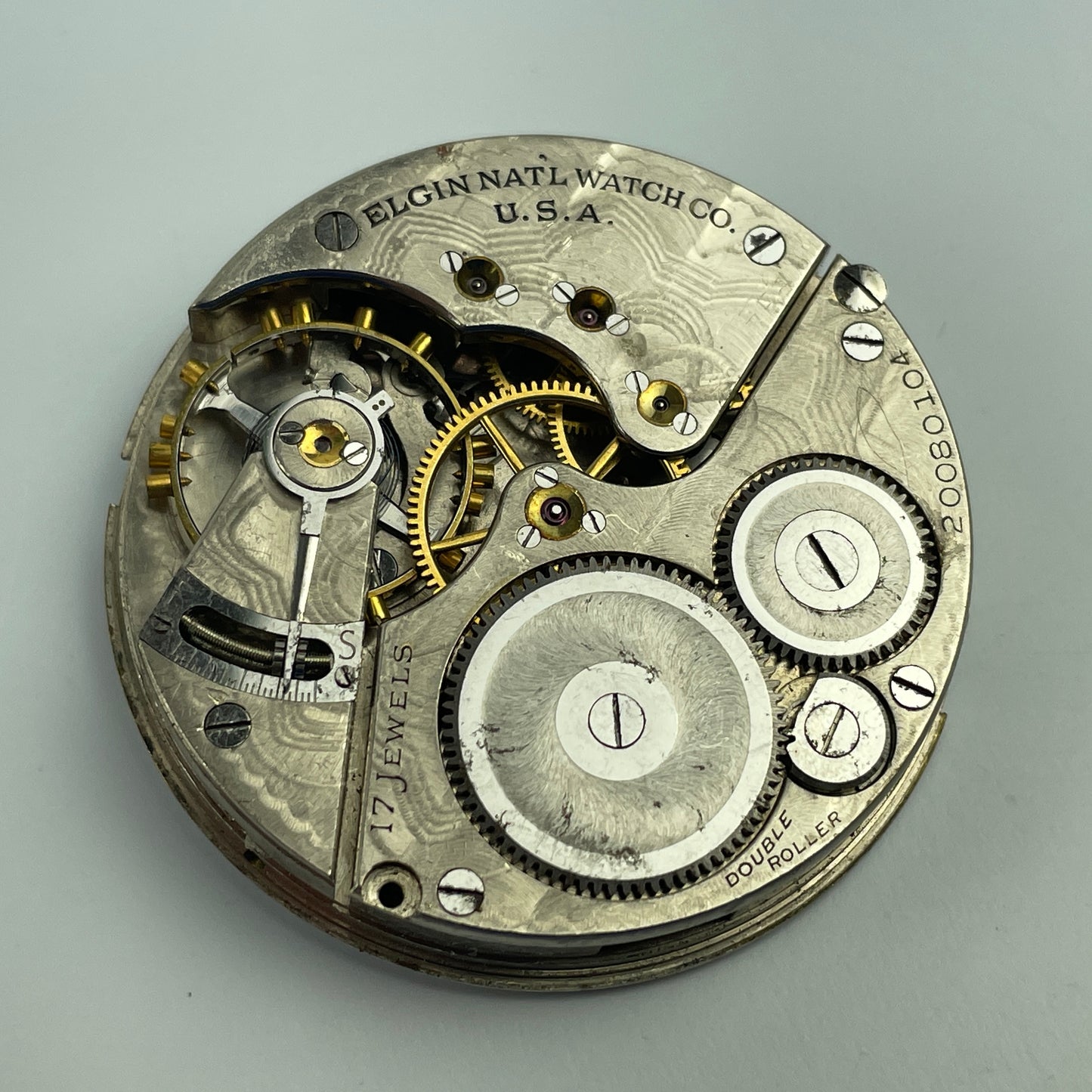 Lot 65- Elgin 12 & 16 Size Pocket Watch Movements