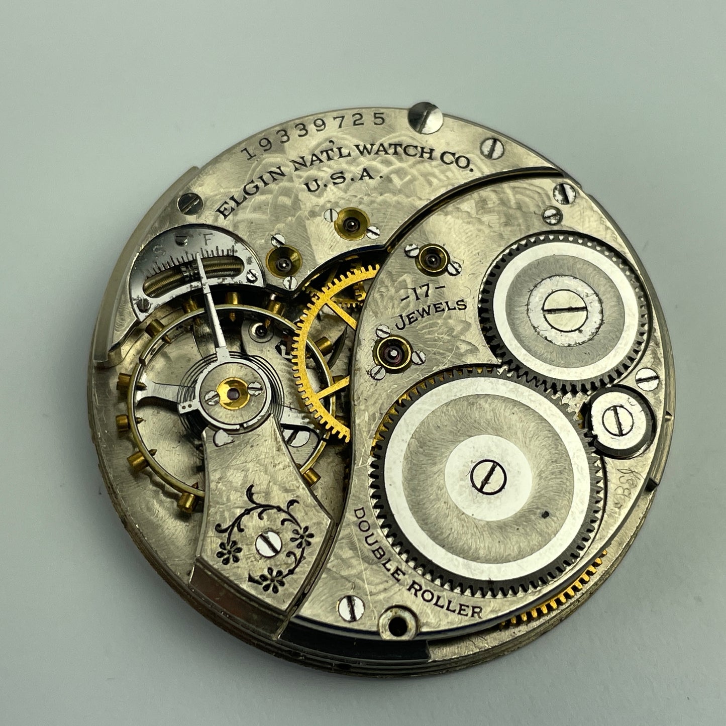 Lot 65- Elgin 12 & 16 Size Pocket Watch Movements