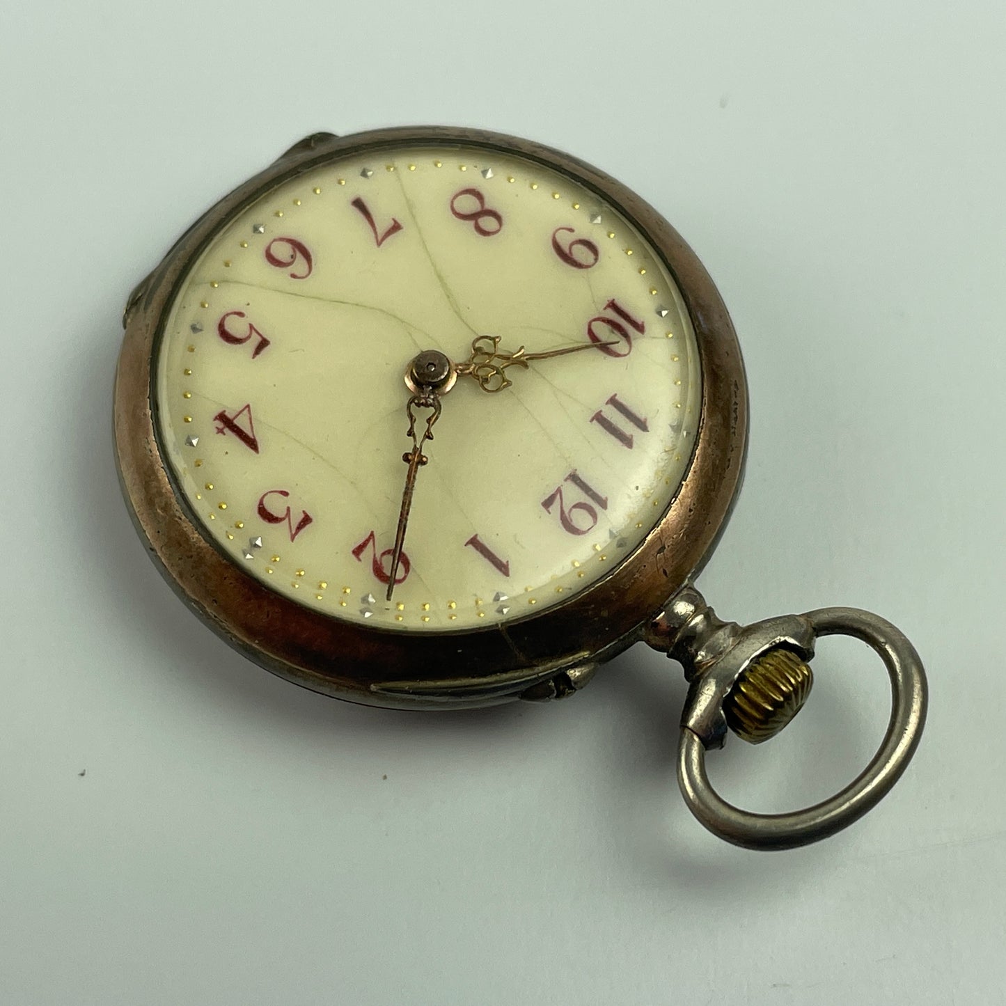 Lot 67- Swiss Ladies' Silver Lapel Watches