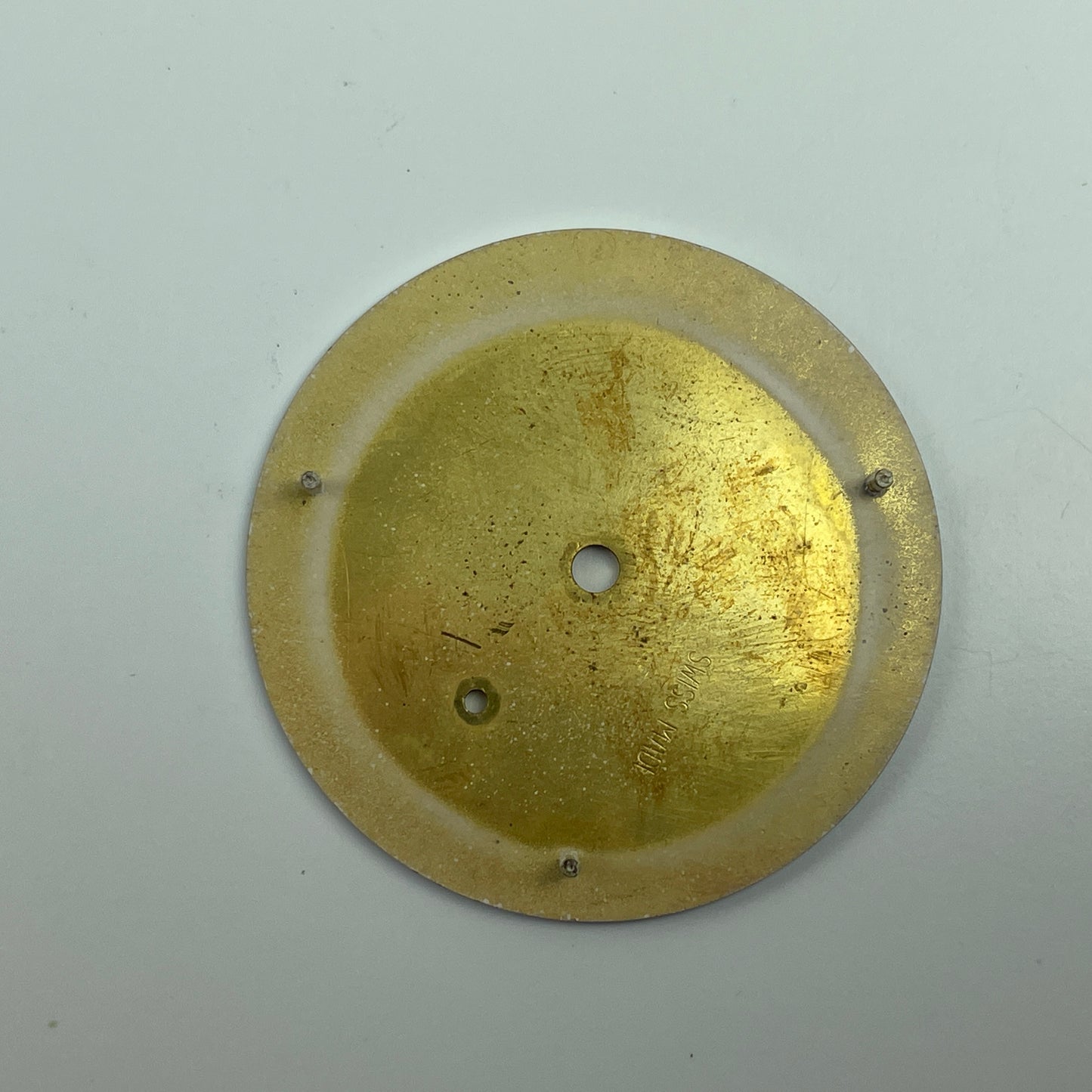 Lot 68- Ball (ELGIN) 16 Size Swiss White Metal NOS Replacement Railroad Dial