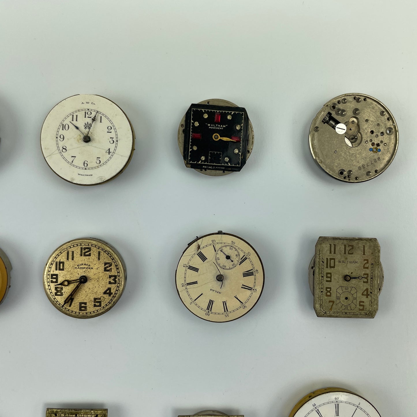 Lot 69- Waltham & Hampden Watch Movements