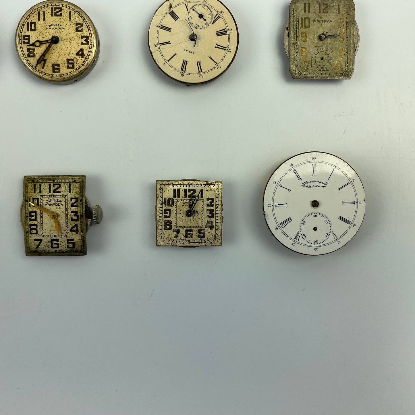 Lot 69- Waltham & Hampden Watch Movements