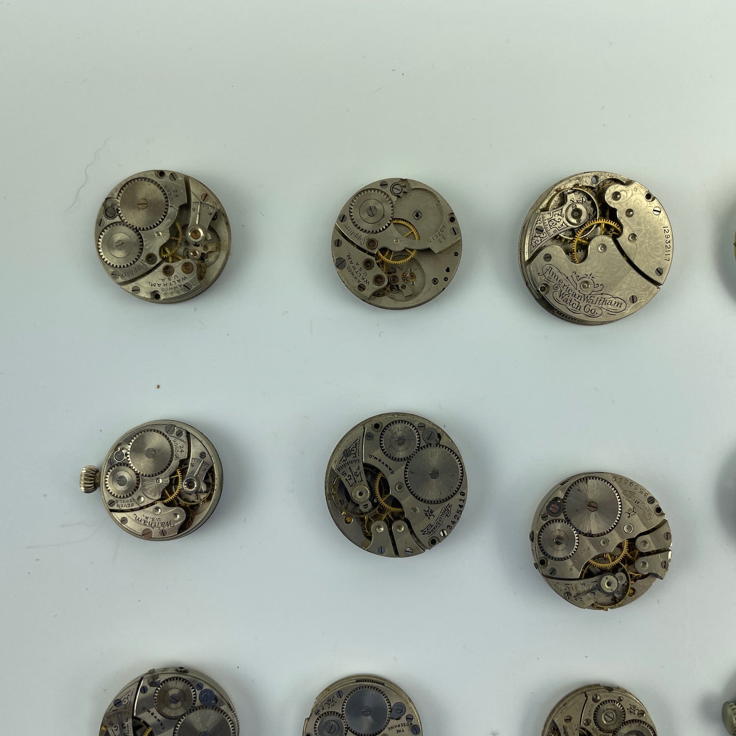 Lot 69- Waltham & Hampden Watch Movements
