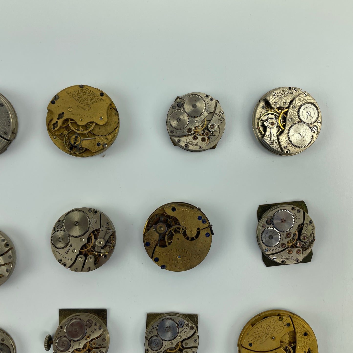 Lot 69- Waltham & Hampden Watch Movements