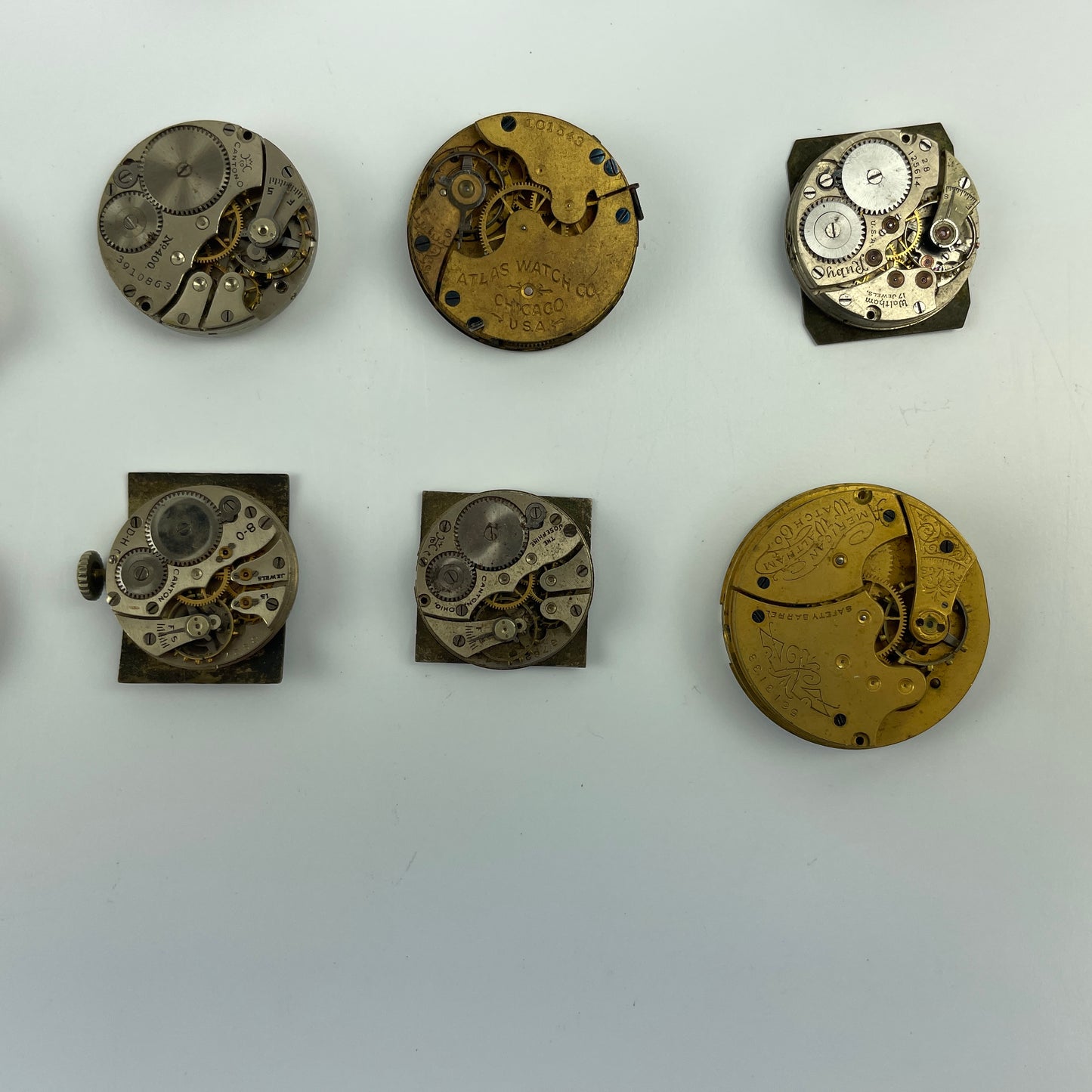 Lot 69- Waltham & Hampden Watch Movements