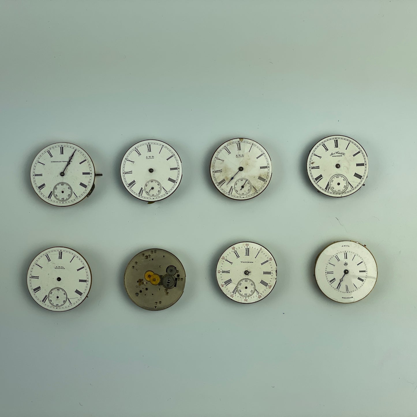 Lot 72- Waltham 6 Size Pocket Watch Movements