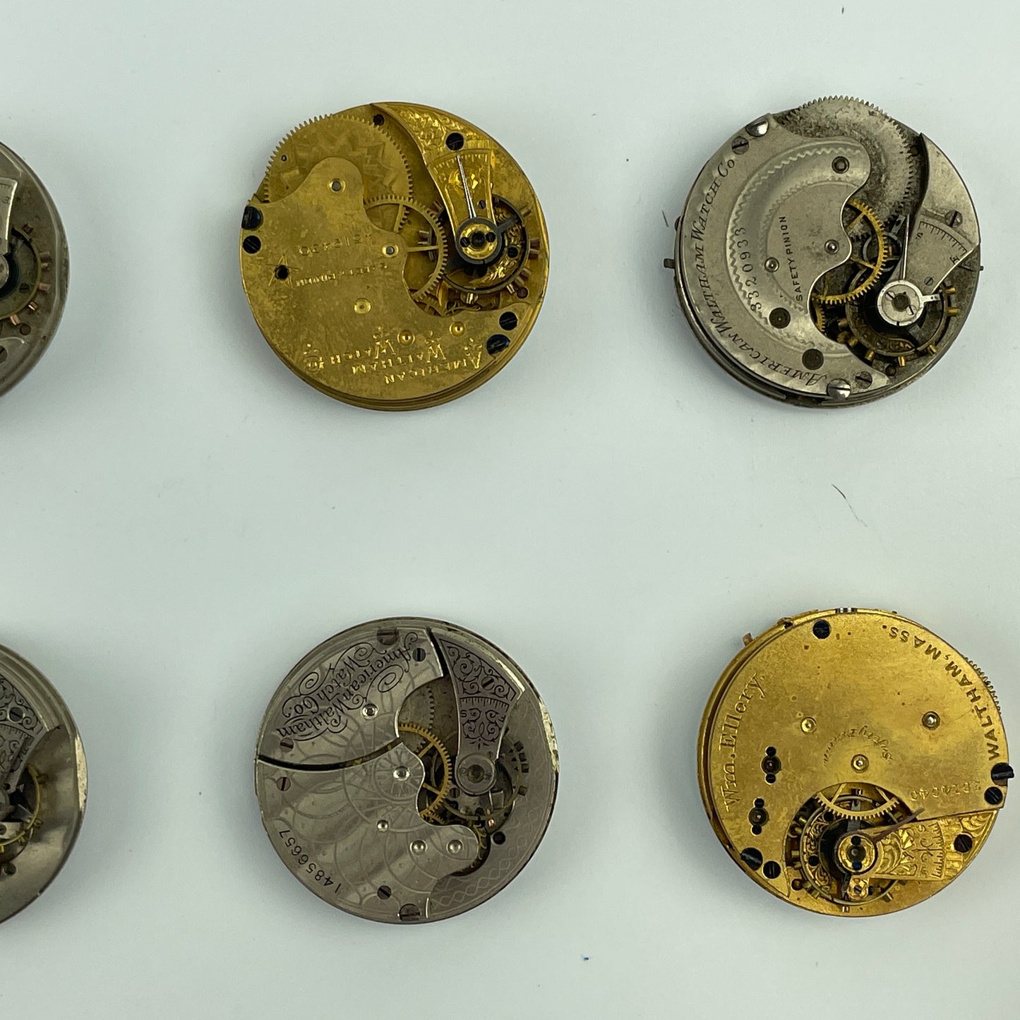 Lot 72- Waltham 6 Size Pocket Watch Movements