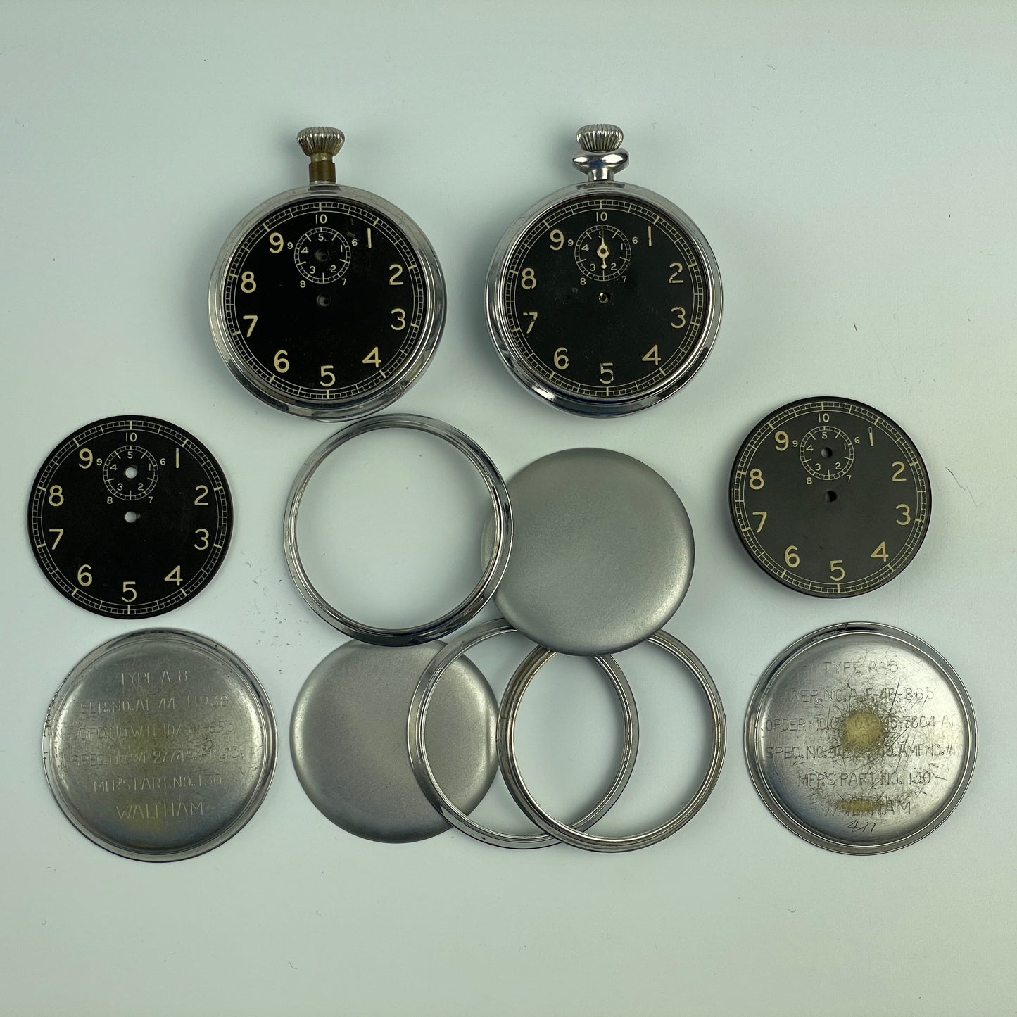 Lot 73- Waltham16A Military Movement Parts