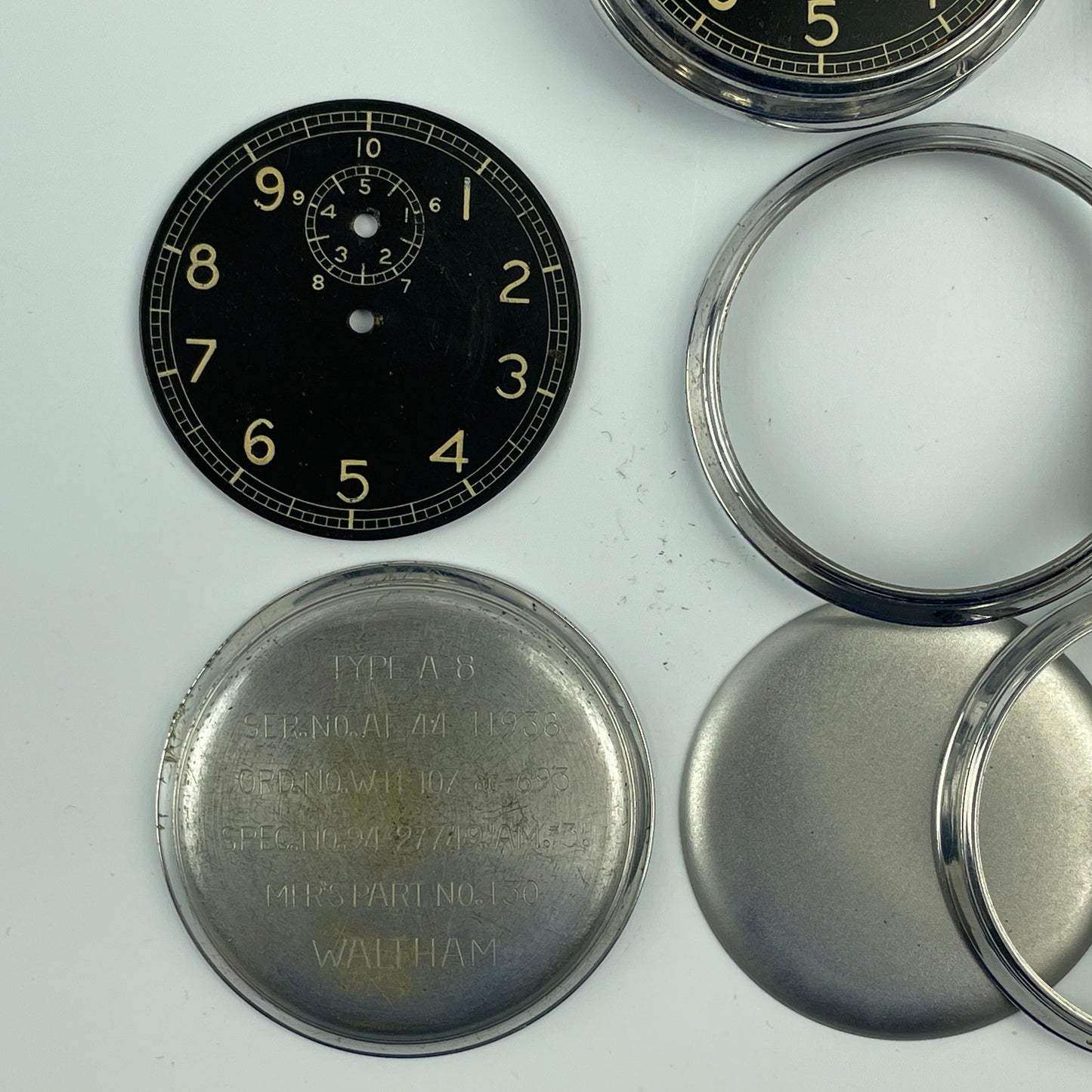 Lot 73- Waltham16A Military Movement Parts