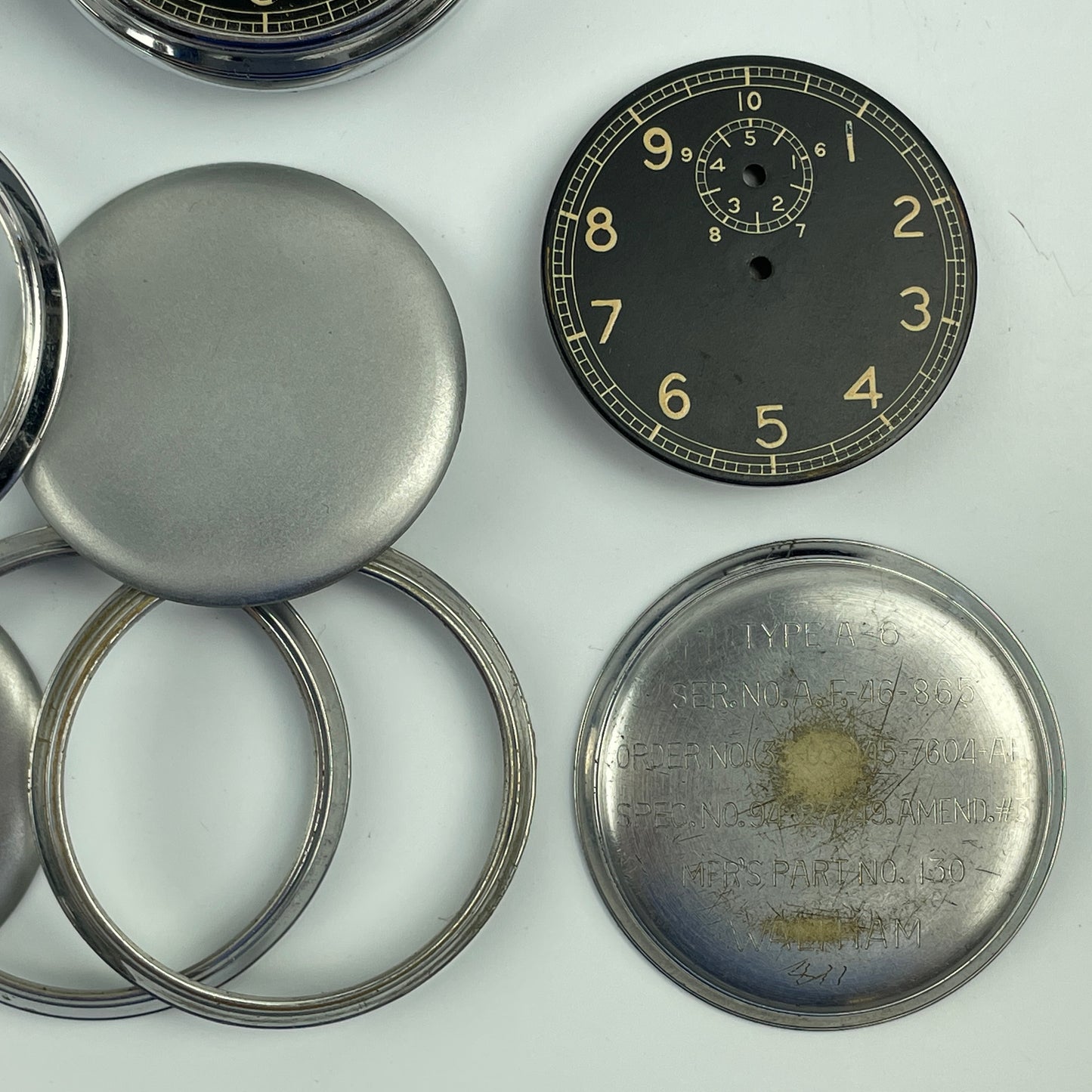 Lot 73- Waltham16A Military Movement Parts