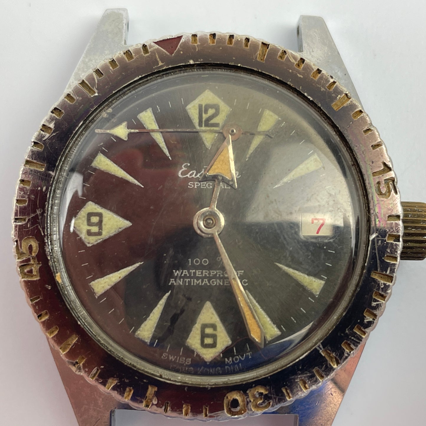 Lot 77- Swiss “EASTMAN SPECIAL" Skin Diver’s Wristwatch