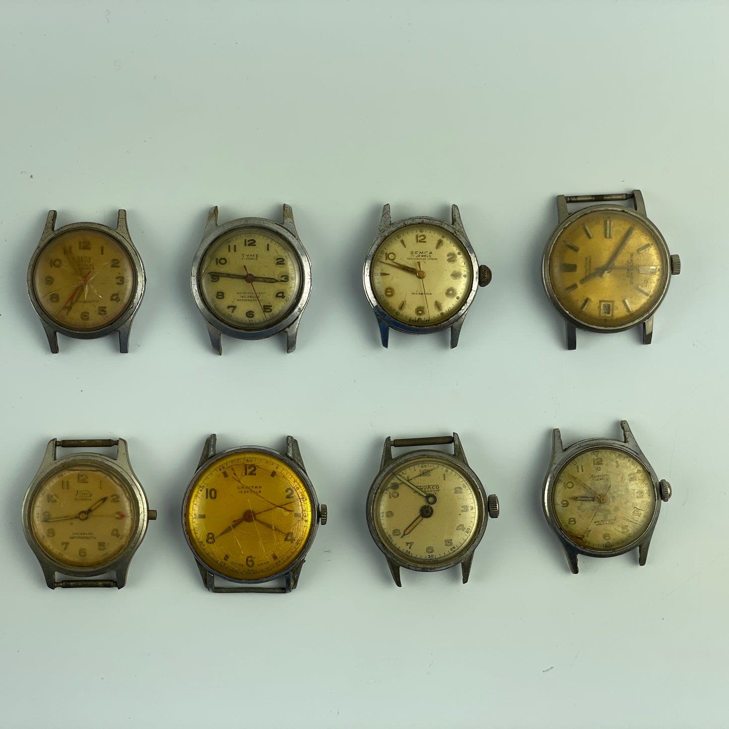 Lot 78- Swiss Men's Vintage Watches