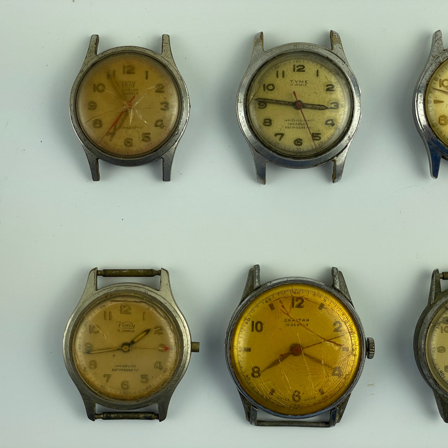 Lot 78- Swiss Men's Vintage Watches