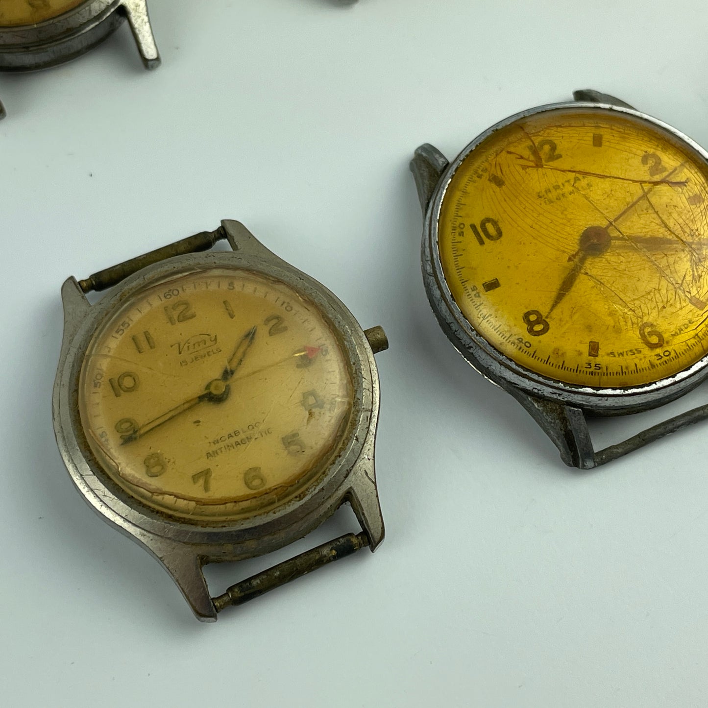 Lot 78- Swiss Men's Vintage Watches