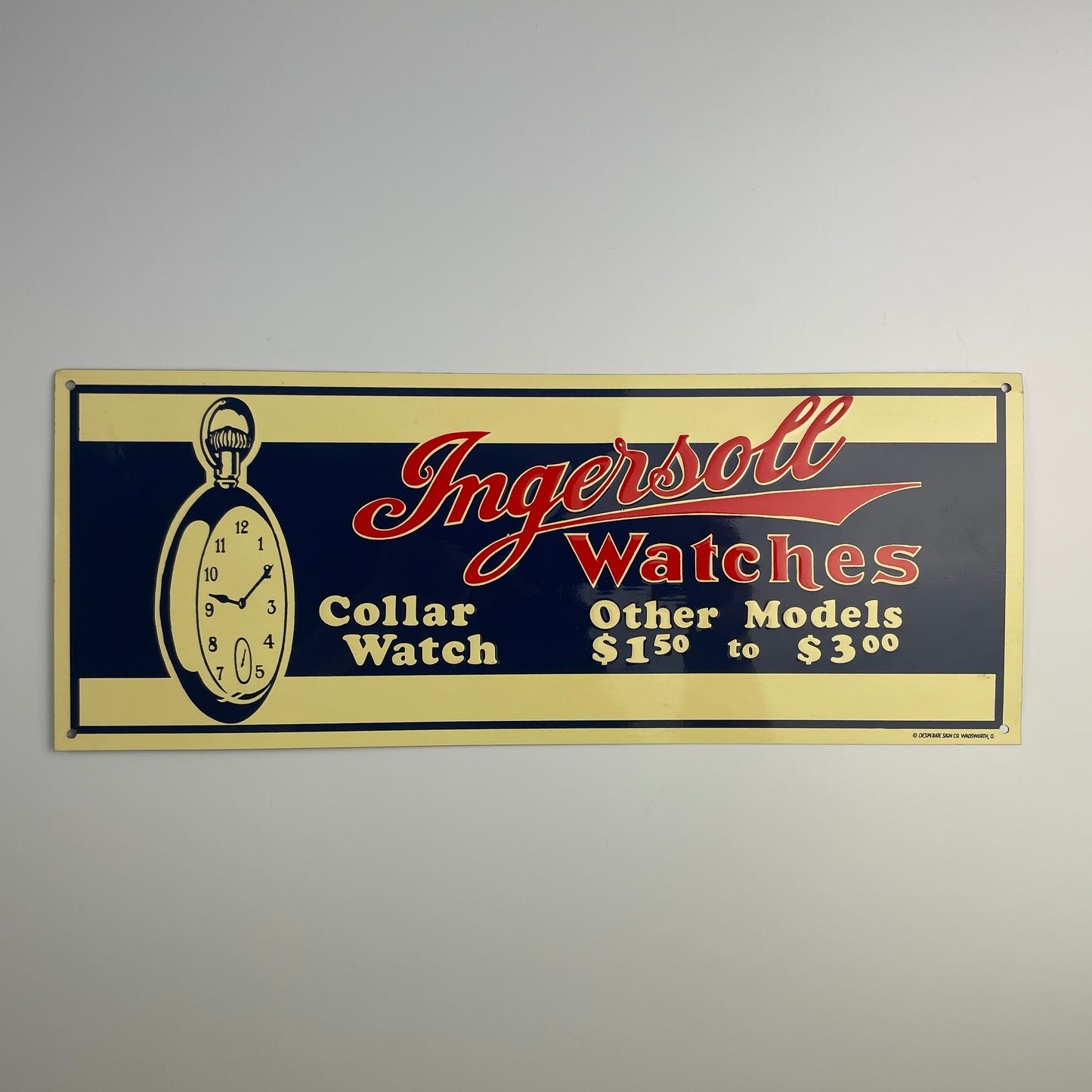Lot 82- Ingersoll Watches Advertising Sign