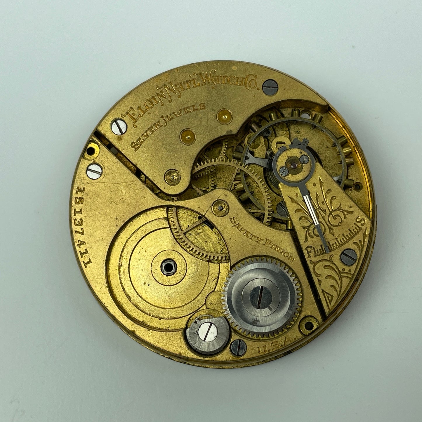 Lot 4- Four Elgin Pocket Watch Movements