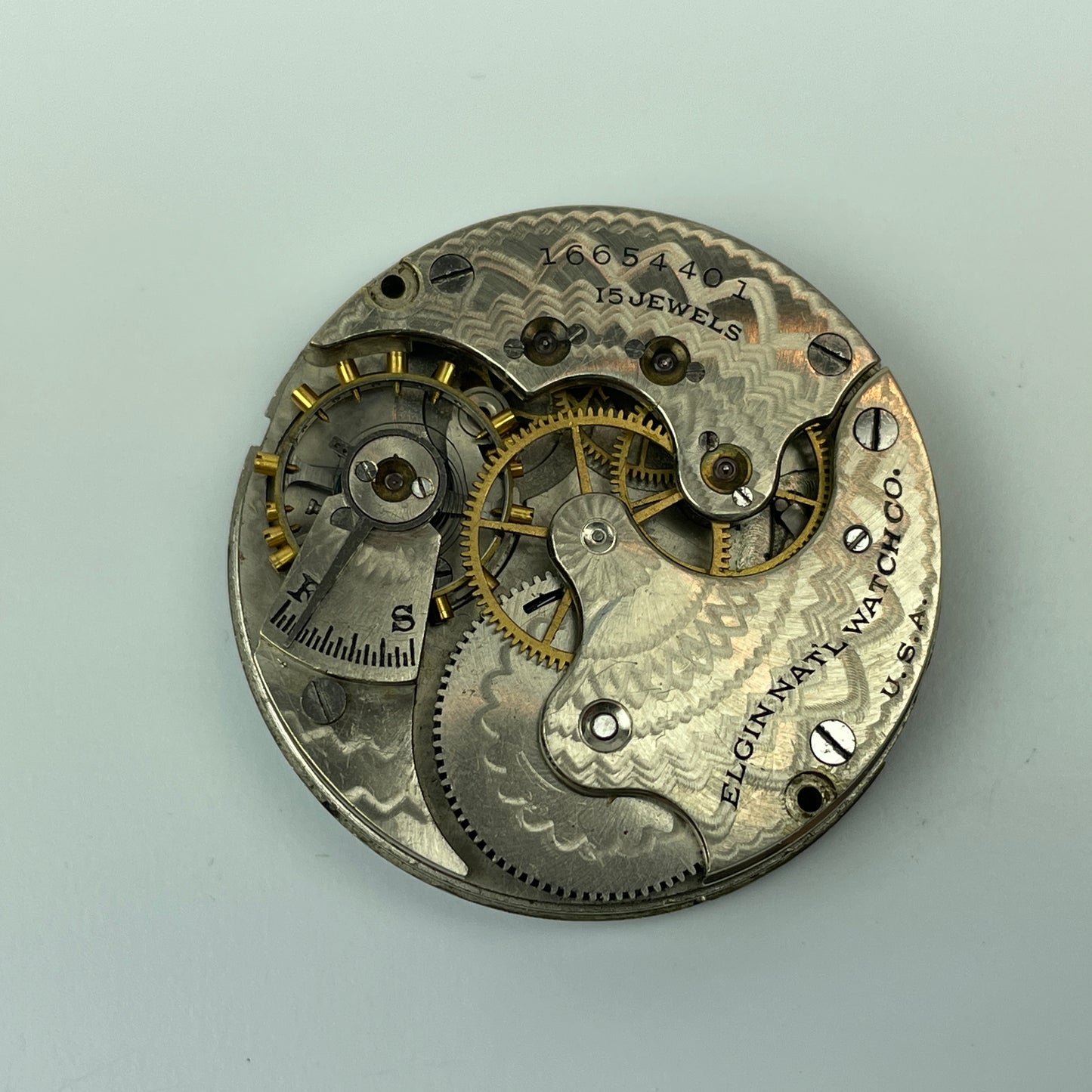 Lot 4- Four Elgin Pocket Watch Movements