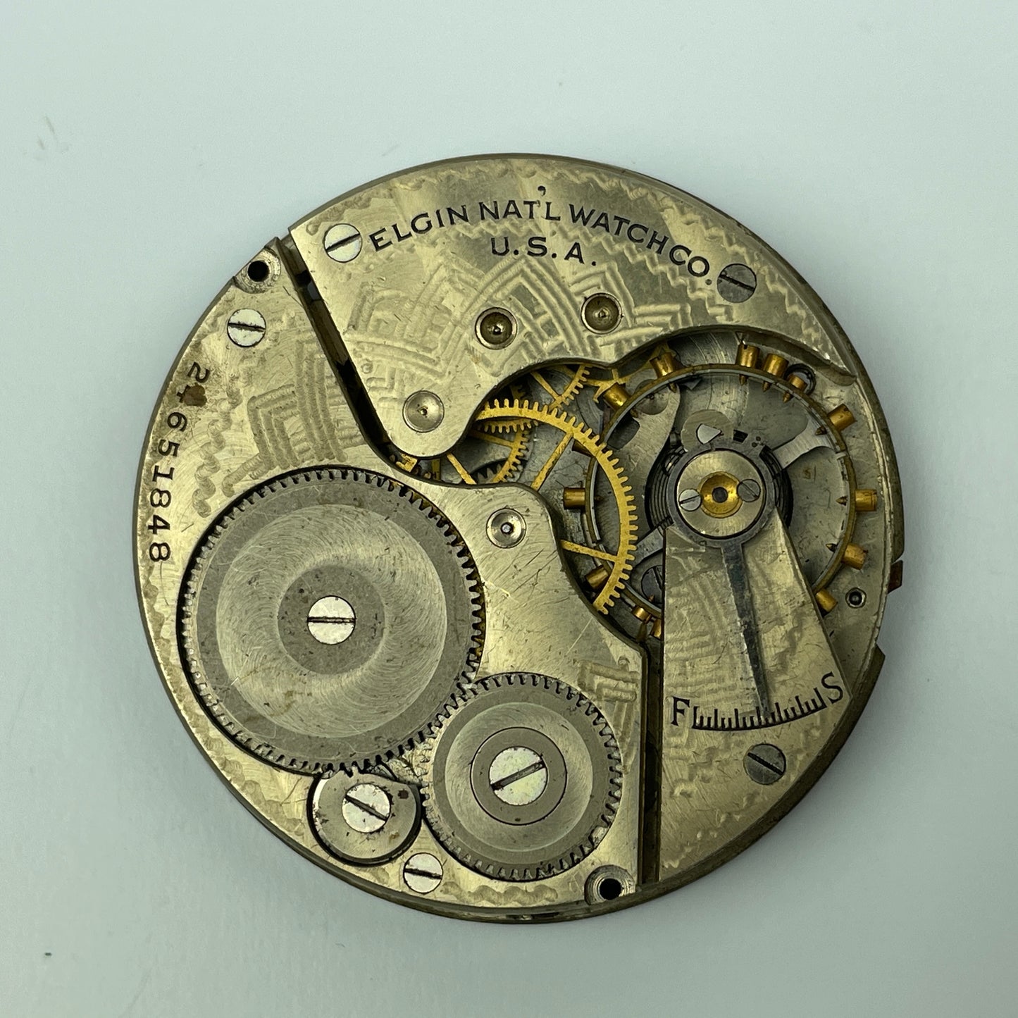 Lot 4- Four Elgin Pocket Watch Movements