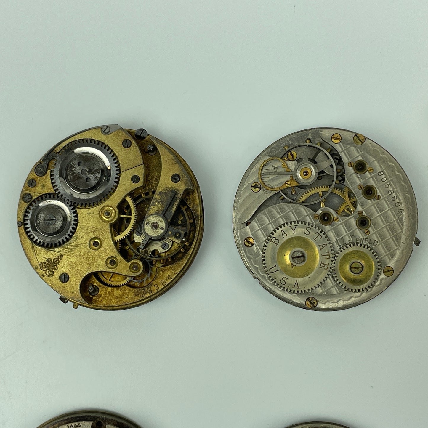 Lot 5- Twelve Swiss Pocket Watch Movements