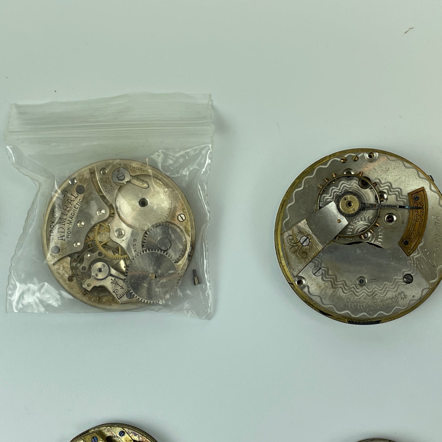 Lot 5- Twelve Swiss Pocket Watch Movements