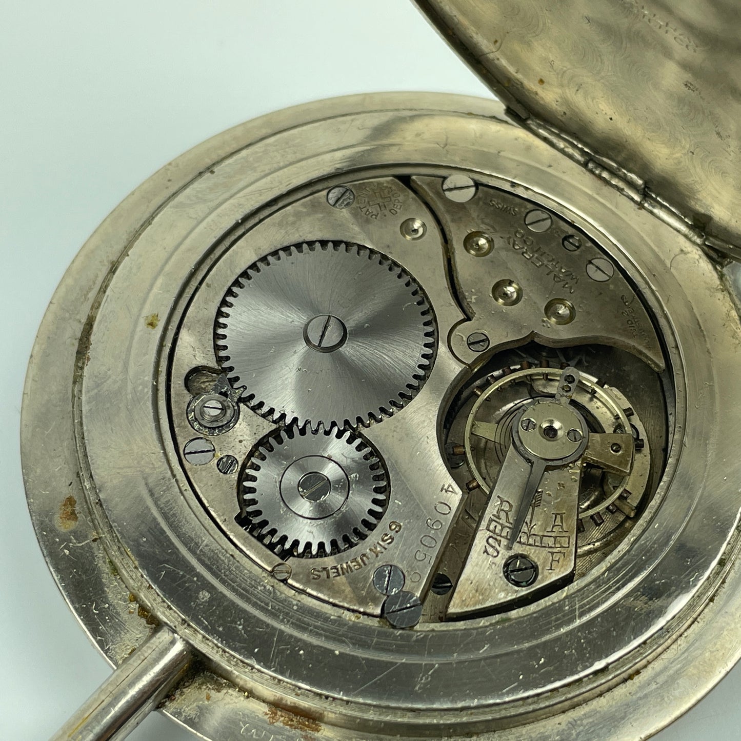 Lot 8- Elgin Car Clock & Swiss Travel Clock