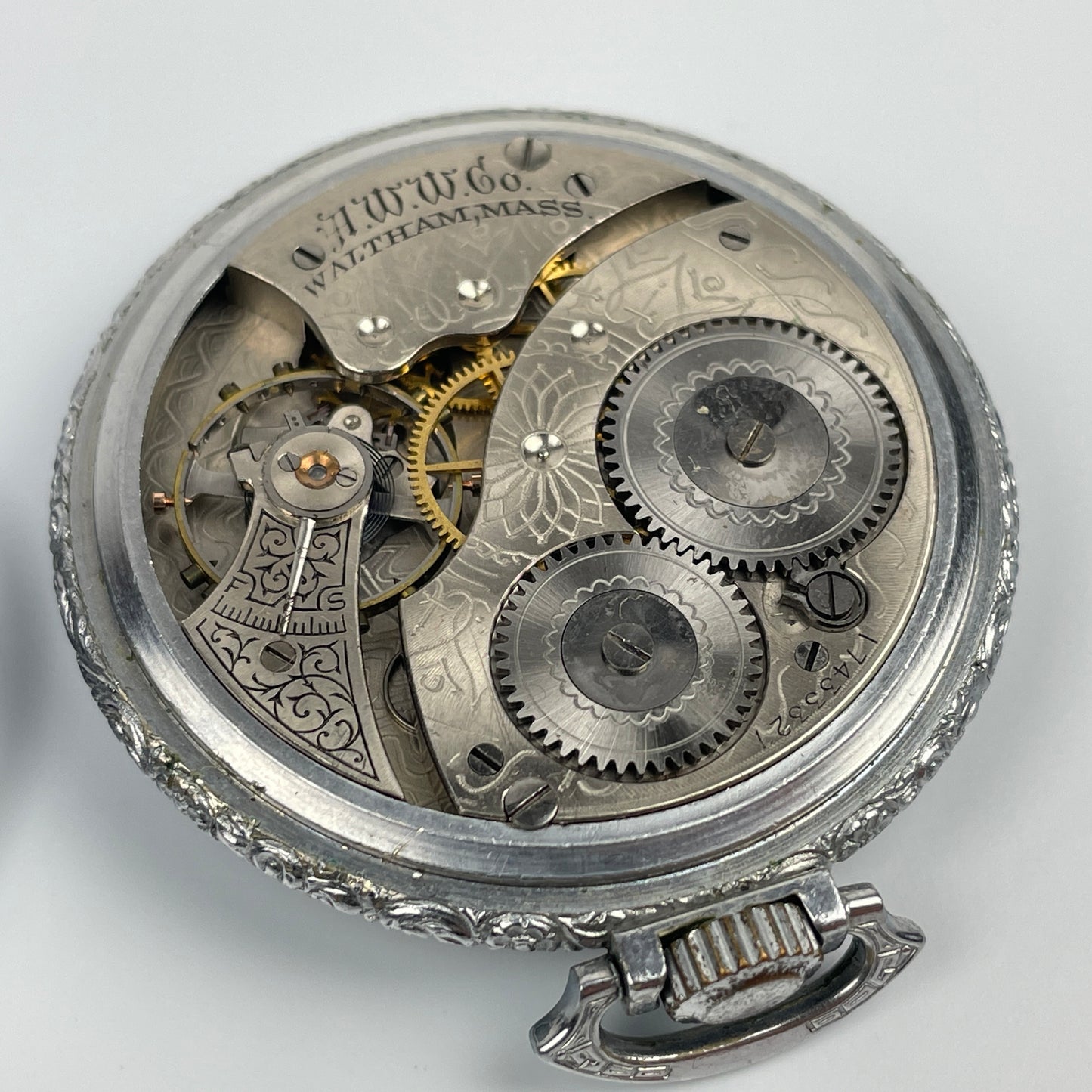 Lot 14- Waltham 12 Size 7 Jewel Pocket Watch