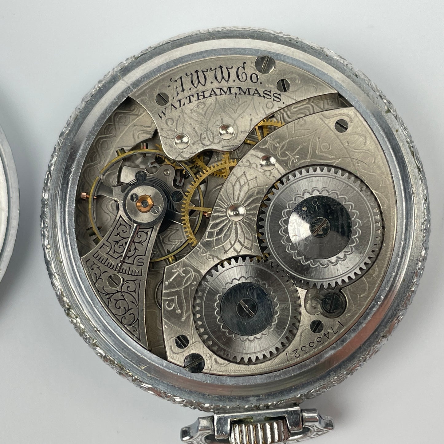 Lot 14- Waltham 12 Size 7 Jewel Pocket Watch