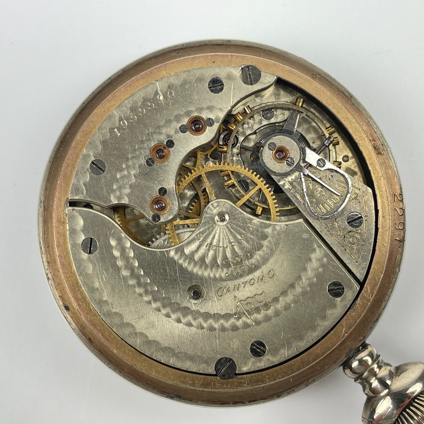Lot 15- Hampden 16 Size 15 Jewel Pocket Watch