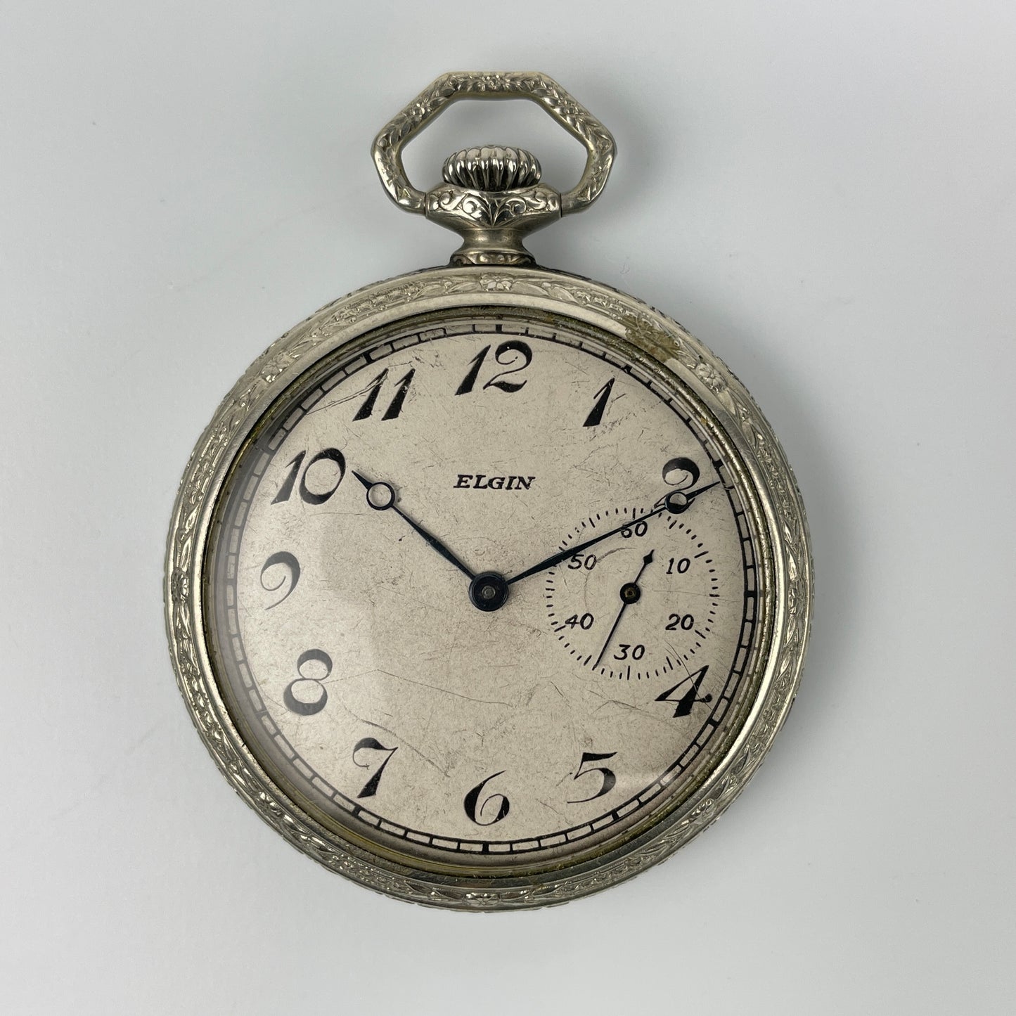 Lot 18- Elgin 12 Size 7 Jewel Pocket Watch