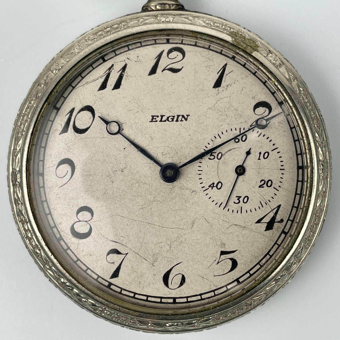 Lot 18- Elgin 12 Size 7 Jewel Pocket Watch