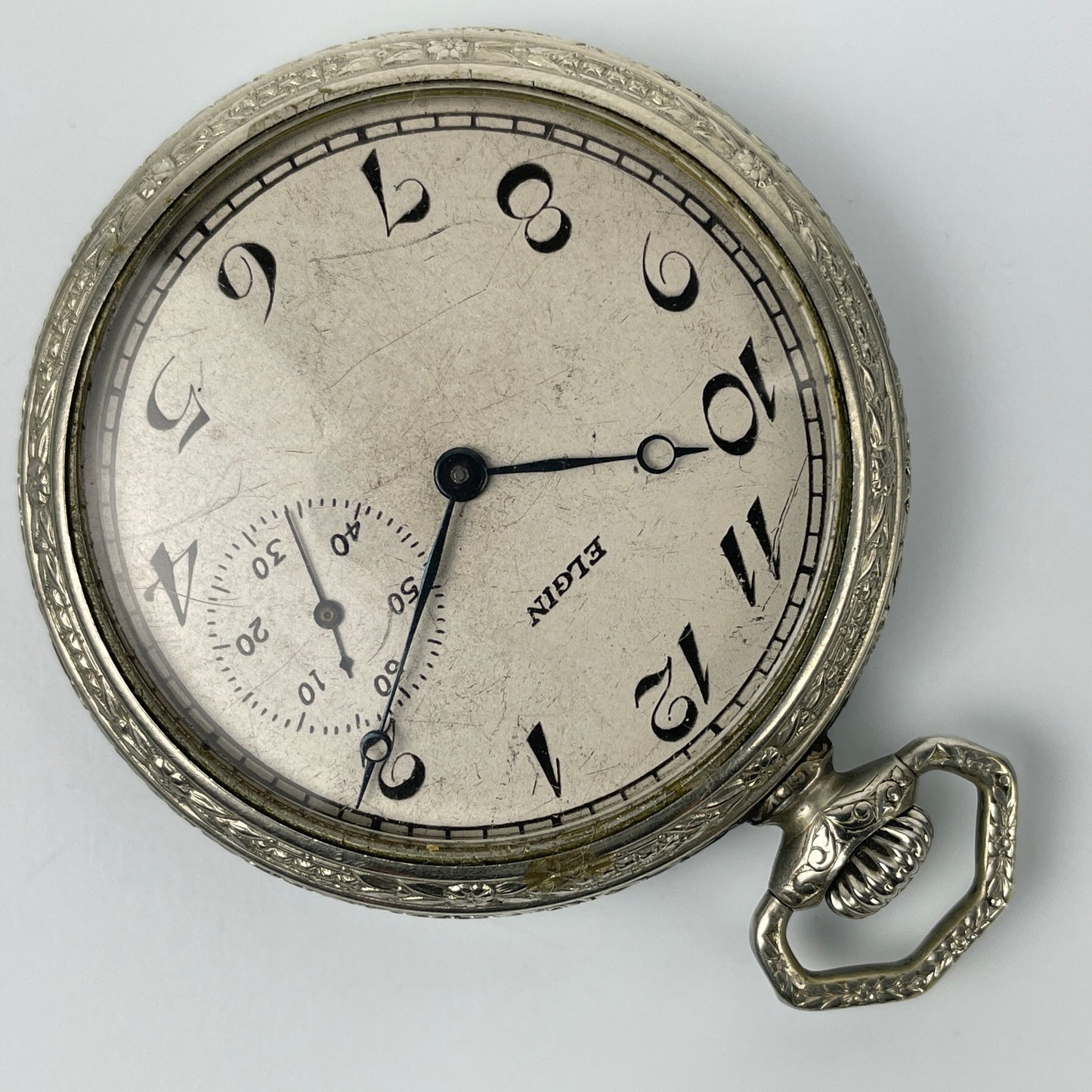 Lot 18- Elgin 12 Size 7 Jewel Pocket Watch