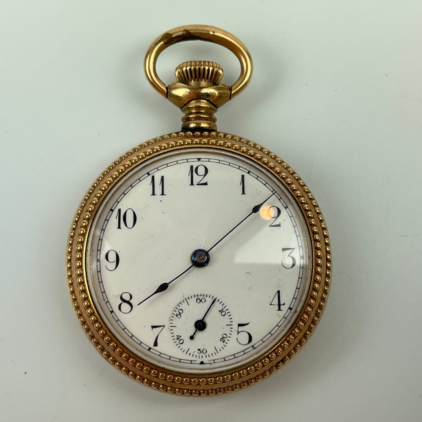 Lot 28- Four Ladies' YGF & Coin Silver Lapel Watches