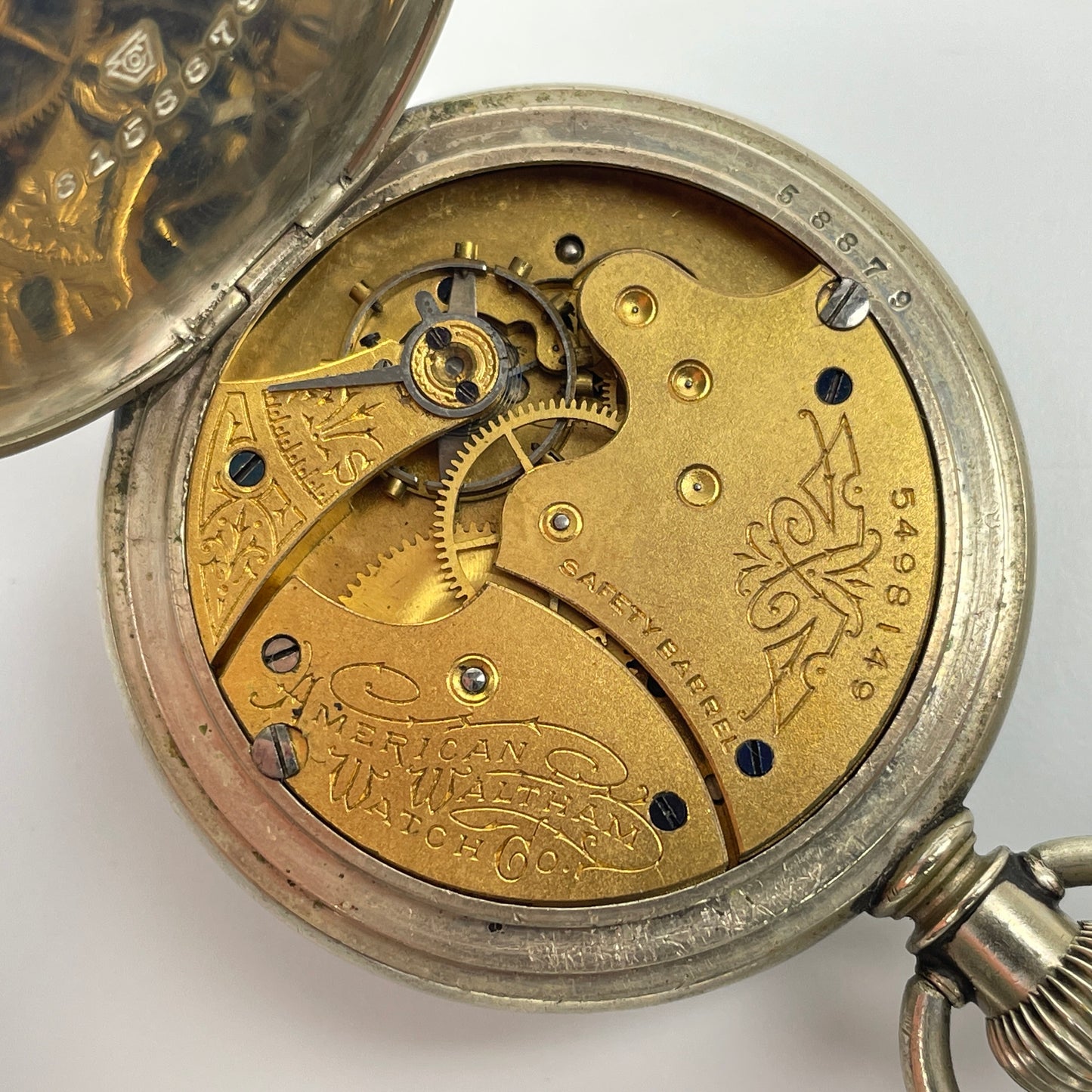 Lot 29- Waltham & Waterbury Lapel Pocket Watches