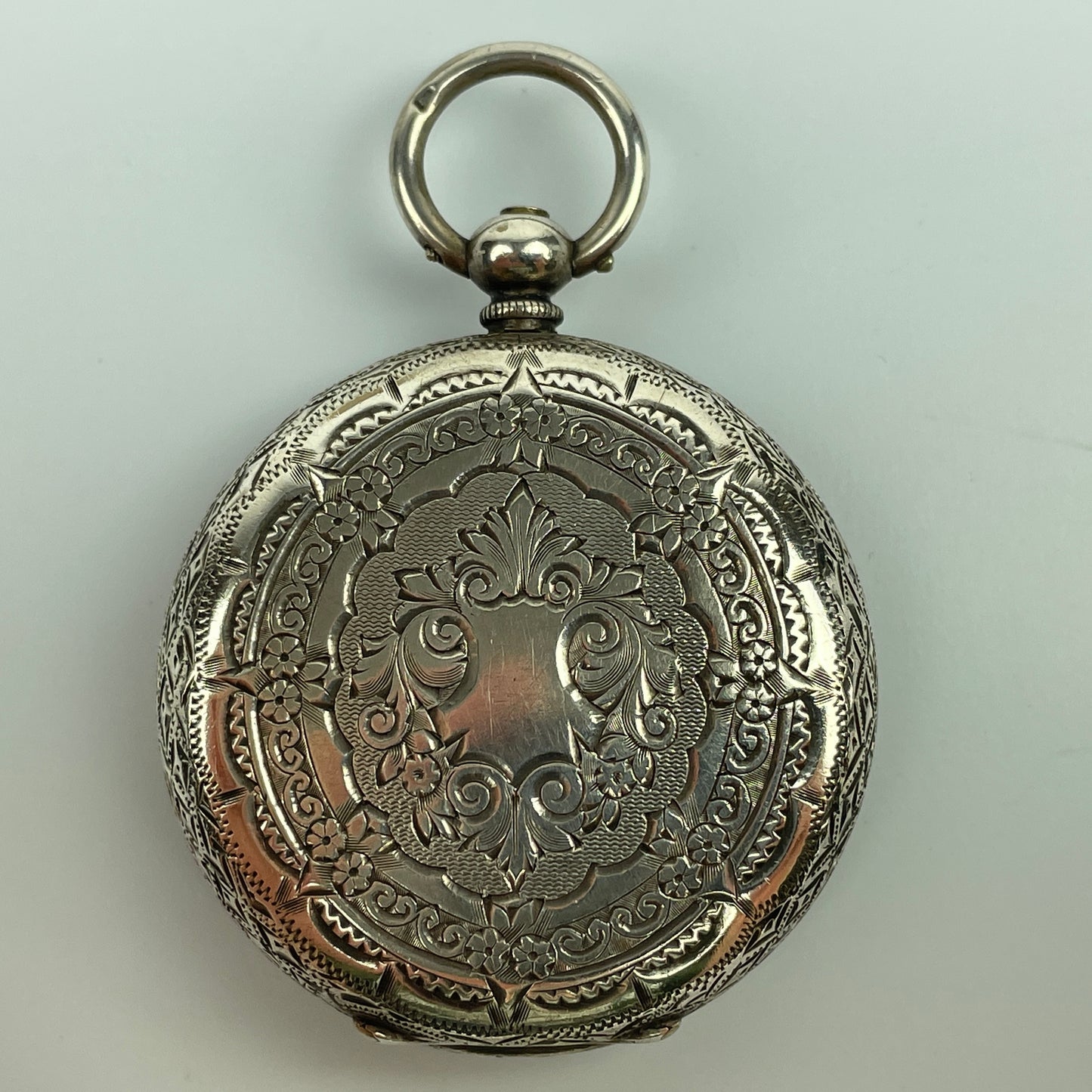 Lot 31- English Sterling Silver 41MM Pocket Watch