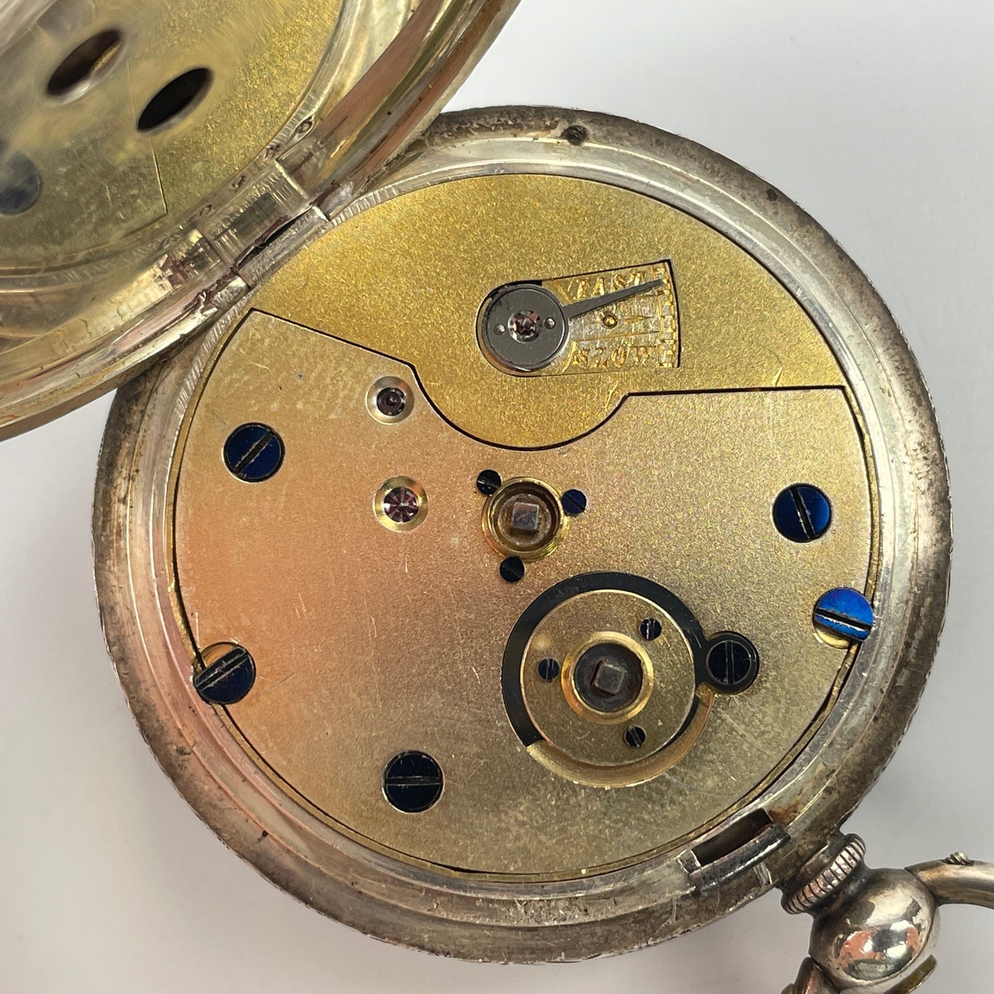 Lot 31- English Sterling Silver 41MM Pocket Watch